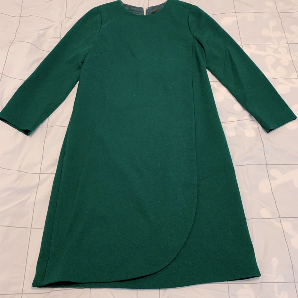 J. Crew Dress Lined 4 Tall - Hunter Green